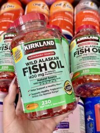 Dầu Cá Kirkland Wild Alaskan Fish Oil 1400mg