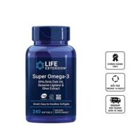 Dầu Cá Life Extension Super Omega 3 EPA/DHA Fish Oil