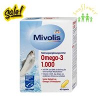Dầu cá Mivolis Omega 3 vitamin E 1000mg 60 viên của Đức