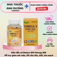 Dầu cá Nature Gift Omega 369 Fish Oil (H/100v) - Giảm mỡ máu, bổ não, mắt, tim mạch, an toàn cho mẹ