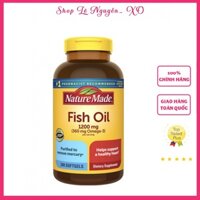 Dầu Cá Nature Made Fish Oil 1200mg 360mg Omega 3 300 Viên - Hàng Nội Địa Mỹ