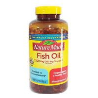 Dầu cá Nature Made Fish oil Omega 3 1200mg, 300 viên của Mỹ Date 4/27