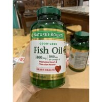 Dầu Cá Nature's Bounty 1400mg Omega-3 980mg- Hỗ Trợ Tim Mạch của Mỹ