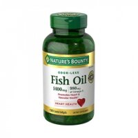 Dầu cá Nature’s Bounty Fish Oil 1400mg bổ sung Omega 3