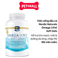 Dầu cá Nordic Naturals Omega-3 Pet Soft Gels Supplement for Dogs 90 viên - Hỗ trợ da lông Petmall