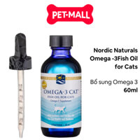 Dầu cá Nordic Naturals Omega -3 Fish Oil for Cats 60 ml - Làm đẹp da, lông cho chó mèo Petmall