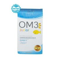 Dầu cá OM3 Junior bổ sung Omega 3, vitamin D cho bé của Pháp 45 viên