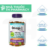 Dầu cá Omega 3 900 mg Triple Strength Webber Naturals Hộp 80 viên TH Pharmacy