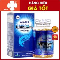 Dầu cá Omega 3 Alaska 1000mg – Hỗ trợ tăng cường thị lực cho người lớn và trẻ nhỏ (Lọ 100 viên)