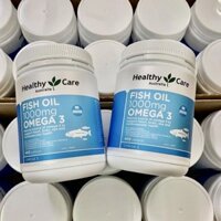Dầu cá Omega 3 Fish Oil 1000mg Healthy Care 400 viên
