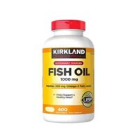 Dầu Cá Omega 3 Fish Oil 1000mg Kirkland 400 Viên