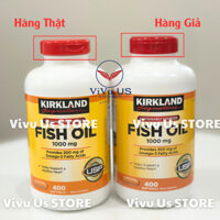 Dầu Cá Omega 3 Fish Oil 1000mg Kirkland chính hãng USA: Hỗ trợ tim mạch, tăng cường trí nhớ, bảo vệ mắt.