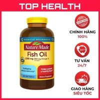 Dầu Cá Omega 3 Fish Oil 1200mg Nature Made của Mỹ