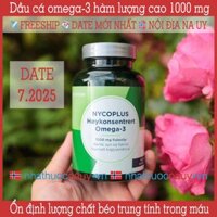 Dầu cá omega-3 hàm lượng cao | Nycoplus Høykonsentrert Omega-3 1000 mg