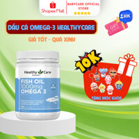 Dầu cá Omega 3 Healthy Care Fish Oil 400 viên Chính hãng Úc