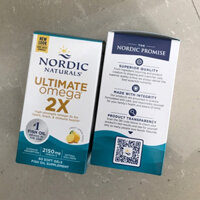 Dầu cá Omega 3 Nordic Naturals 2x ultimate omega-3 60v -120v hàm lượng cao Nhập khẩu Mỹ chất lượng cao chính hãng
