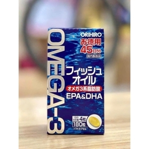Dầu cá Omega 3 Orihiro (hộp 180 viên)