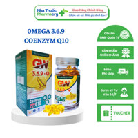 Dầu Cá Omega 3 Tốt Cho Trí Não, Tăng Cường Thị Lực, Bảo Vệ Tim Mạch, Giảm Cholesterol, Omega  3 6 9 Hộp 60 Viên