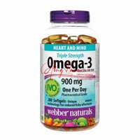 Dầu cá Omega 3 Triple Strength 900mg cung cấp 600mg EPA và 300mg DHA – 200 viên