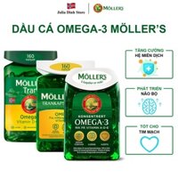 Dầu cá Omega 3 và Vitamin A, D, E MOLLERS nội địa Na Uy