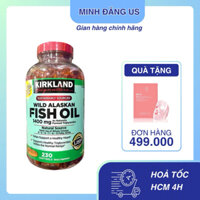 Dầu cá Omega tổng hợp Kirkland Signature Wild Alaskan Fish Oil 1400 mg chai 230 viên của Mỹ