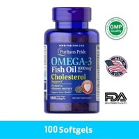 Dầu cá Puritan's Pride OMEGA 3 Fish Oil 1000mg 100 softgels  hỗ trợ sức khỏe tổng thể, duy trì vóc dáng, làn da của Mỹ