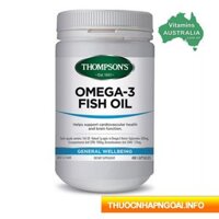Dầu Cá Thompsons Omega 3 Fish Oil 400 viên Úc