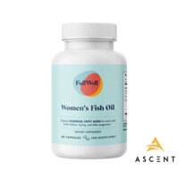 Dầu cá thuỷ ngân thấp cho mẹ và bé "Fullwell" Women's Fish Oil 1000mg 60 viên