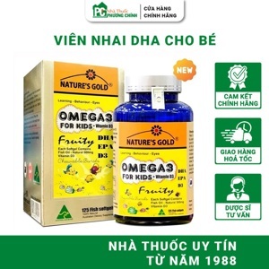Dầu cá trẻ em Nature’s gold Omega 3