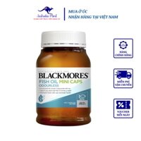 Dầu Cá Tự Nhiên Blackmores Odourless Fish Oil Mini Caps Hỗ Trợ Bảo Vệ Và Phát Triển Cơ Thể Toàn Diện 400 Viên