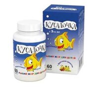 Dầu Cá Tuyết Kusalochka Vị Trái Cây Của Nga