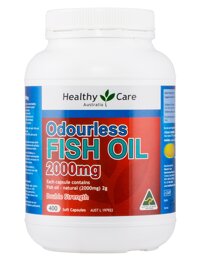 Dầu cá Úc Healthy Care Odourless Fish Oil 2000mg 400 viên