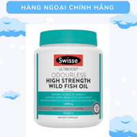 Dầu cá Úc Swisse Ultiboost Odourless High Strength Wild Fish Oil 1500mg 400 viên