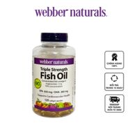 Dầu cá Webber Naturals Triple Strength Omega-3 900mg