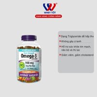 Dầu Cá Webber Naturals Triple Strength Omega-3 900mg