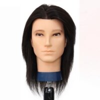 Đầu canh nam tóc thật 100% uốn , nhuộm , Sấy Tóc,  Đầu Manocanh nam tóc thật học sấy, uốn, nhuộm