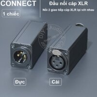 Đầu canon đực sang cái DIY - Male to female XLR connector