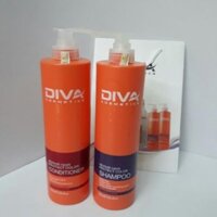 Dầu Cặp Diva Gội Xả Phục Hồi Và Giữ Màu 750ml×2,Phuc hoi