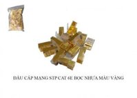 ĐẦU CÁP MẠNG STP CAT 6E XUYÊN THẤU BỌC NHÔM MÀU VÀNG