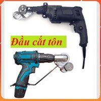 Đầu cắt tôn loại mới chuyên cắt tôn sóng và tôn phẳng, cắt inox chuôi lục giác dùng cho máy khoan Tinastore