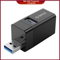 Đầu Chia USB 3.0 ORICO 3 Trong 1 Bằng Hợp Kim Nhôm Cho Laptop MINI-U32L -Hàng Chính Hãng