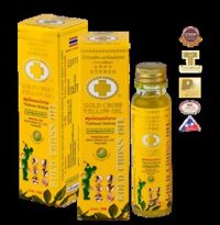 Dầu chữ thập vàng thảo dược Gold Cross Yellow Oil Thái Lan