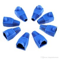 Đầu chụp bảo vệ Rosenberger, CAT6 6.5mm PVC Color Boot, Đầu chụp bảo vệ đầu nối cáp, xanh da trời