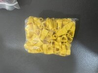 Đầu chụp hạt mạng RJ45 dành cho cat 5 /cat 6  Màu Vàng