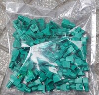 Đầu chụp mạng cat5e, cat6 ( Boot color ) màu xanh lá cây túi 100 chiếc