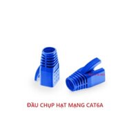 Đầu chụp mạng, đầu bọc cáp cat6A, boot color - Xanh dương, vàng, trong 100 cái/gói