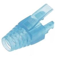 Đầu chụp mạng RJ45 cáp Cat5e/6 FLEXCOM, xanh dương (100 cái/bịch)