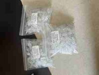 Đầu chụp mạng RJ45 Cat6 boot color nhựa trong có tai ( túi =100 đầu) Hãng MP NET P/N:2026-57995-06