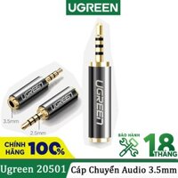 Đầu Chuyển Audio 2,5mm Sang 3,5mm Ugreen 20501 Cao Cấp