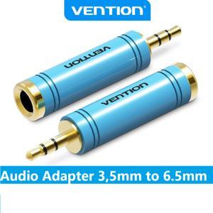 Đầu chuyển Audio 6.5mm F sang 3.5mm M Vention chuyển đổi 2 chiều VAB-S04-L
